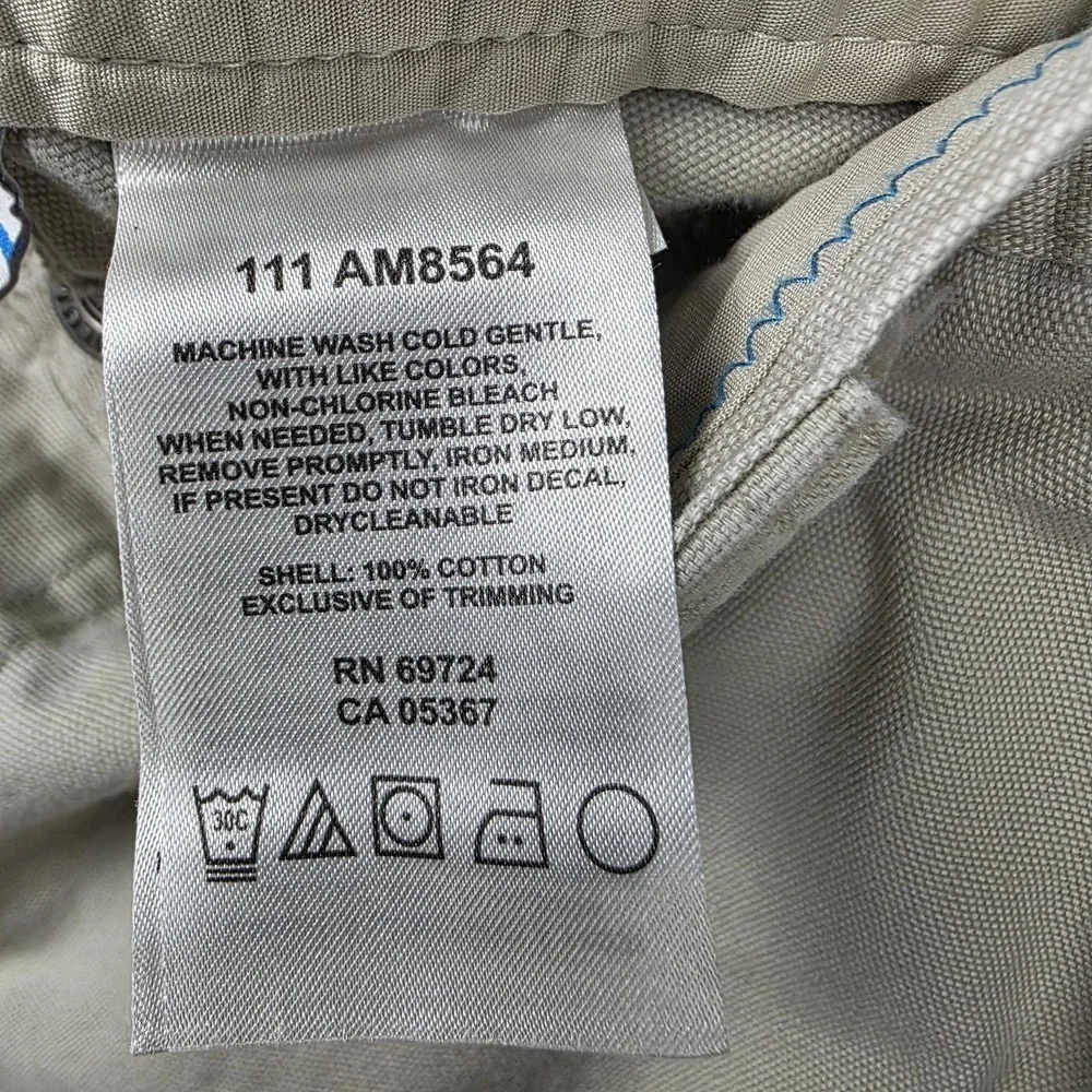 Columbia Cargo Pants‎ Mens 38x30 Beige Canvas Relaxed Fit Outdoor Hiking